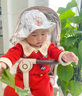多米貝貝嬰兒防曬帽小月齡寶寶大檐遮陽(yáng)帽防紫外線夏晴雨兩用 【UPF50+高度防曬 】可愛(ài)小鹿 曬單實(shí)拍圖