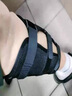 脛骨骨折固定支具用小腿骨折護具固定下肢扭傷夾板術(shù)后固定器脛腓 黑色（1個(gè)） 脛腓骨支具S碼(腿圍32-37cm) 曬單實(shí)拍圖