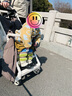 papa爬爬秋冬季兒童外套雙面穿搖粒絨男女寶寶羊羔絨洋氣防風保暖 藍色 90 cm 曬單實拍圖