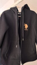 U.S. POLO ASSN.保羅衛衣男春秋長(cháng)袖T恤上衣休閑打底衫衛衣連帽外套 黑色 M  曬單實(shí)拍圖