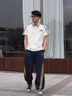 回力短袖男夏季透氣t恤男圓領(lǐng)打底衫男士休閑百搭運(yùn)動(dòng)上衣男白色XL 曬單實(shí)拍圖