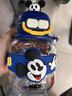 迪士尼（Disney）兒童吸管水杯小孩學(xué)生大容量噸噸水壺2-10歲寶寶上學(xué)喝水杯大肚杯 升級雙飲款 2種喝水方式 630ml 米奇藍10641 曬單實(shí)拍圖