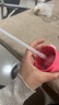 膳魔師（THERMOS）FJO系列不銹鋼大容量雙蓋兩用 迪士尼聯(lián)名兒童用帶杯套吸管保溫杯 600毫升 - FJO-600WFDS(P) 曬單實(shí)拍圖