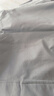 布先生廓形立領(lǐng)機(jī)能風(fēng)運動T恤男夏雙開拉鏈短袖上衣 云霧灰  L (175)  曬單實拍圖