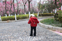 班喜迪女童毛衣外套秋裝2025新款洋氣寶寶紅色開衫斗篷春秋兒童針織上衣 紅色 90 曬單實(shí)拍圖