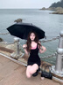 爾山集背心吊帶連衣裙子女夏季辣妹包臀短裙純欲風(fēng)修身疊穿兩件套裝 【黑色】M（85-100斤） 曬單實拍圖