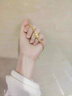中國黃金（CHINA GOLD）黃金手鐲女士足金貔貅金鐲手鏈純金飾七夕情人節(jié)禮物送女友老婆 足金貔貅手鐲約5.0g*配玫瑰禮盒 曬單實拍圖