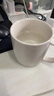拓進(jìn)景德鎮(zhèn)陶瓷美湘華窯馬克杯杯子定制男生水杯家用茶杯女辦公室早餐 象牙白 曬單實(shí)拍圖