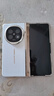 智父oppo findn5手機殼新款oppo find n5折疊屏真皮hh支架保護套oppofind n5鉸鏈全包防摔超薄高級外殼 【玉白色-防窺款】升級進口真皮*殼膜一體 曬單實拍圖