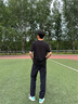 九牧王【商場(chǎng)同款】【涼感|三防】空調(diào)褲男褲休閑褲夏款防曬褲子 修身版+黑色+JB5EX20312B 32 碼175/80A(2.46)尺82cm 曬單實(shí)拍圖