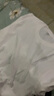 南極人（Nanjiren）長(zhǎng)袖T恤男士打底衫純色內(nèi)搭上衣打底圓領(lǐng)寬松長(zhǎng)袖 白色+黑色 XL 曬單實(shí)拍圖