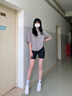 莫代爾安全褲女防走光夏季免穿內(nèi)褲二合一收腹提臀三分瑜伽鯊魚打底短褲 深灰色【收腹提臀 免穿內(nèi)褲】 XL 適合120-135斤 曬單實(shí)拍圖