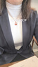 嘉麗薇半高領(lǐng)短袖女夏季新款高彈修身上衣白色內(nèi)搭顯瘦t恤中領(lǐng)打底衫女 白色【短袖】 XL 曬單實(shí)拍圖