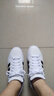 阿迪達斯（adidas）官方艦店男鞋 秋季新款運動(dòng)鞋耐磨德訓鞋滑板鞋透氣休閑鞋男 9195-白色-皮質(zhì)三條紋板鞋 42 曬單實(shí)拍圖
