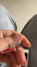 翠奢緣高端品牌蝴蝶結項鏈女耳釘手鏈飾品套裝七夕送女友老婆生日禮物 靈動夢蝶耳環(huán) 曬單實拍圖