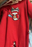 戴維貝拉（DAVE＆BELLA）滿月寶寶衣服初生嬰兒毛衣爬服國風小童連體衣冬裝新年幼童睡衣 中國紅【現(xiàn)貨】 73cm （建議身高66-73cm） 曬單實拍圖