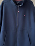 TOMMY HILFIGER【輕通勤】25春夏男裝休閑立領(lǐng)運動透氣涼感薄夾克外套41180 藏青色DW5 M （推薦：135-150斤） 曬單實拍圖