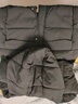 安踏（ANTA）冰甲羽絨 加厚防潑水連帽羽絨服女冬季90絨保暖面包服162447904 基礎黑-4 M /女165 曬單實(shí)拍圖