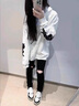 安初夏自主寶劍衛(wèi)衣男高街刺繡重工亮片連帽衫fog美式情侶百搭春裝衣服 Y04白色 XL 110-125斤 曬單實拍圖