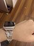 方哲品牌原裝適用apple watch s10表帶蘋(píng)果手表表帶金屬蝴蝶鑲鉆iwatchS9/8/7表帶創(chuàng  )意高檔女款 滿(mǎn)鉆蝴蝶【星光色】 適用iwatch10【42MM表盤(pán)】 曬單實(shí)拍圖
