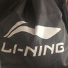 李寧（LI-NING）籃球包雙肩抽繩束口運動(dòng)鞋防塵包游泳大容量籃球包籃球鞋包 黑色運動(dòng)球袋 曬單實(shí)拍圖