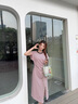 馬莎蘭緹（MashaLanti）單肩斜挎包女士包包女包大容量手拎手提包水桶菜籃子包生日禮物悠然綠 曬單實(shí)拍圖