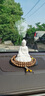 YWU汽車擺件本命佛阿彌陀佛如來觀音佛像車載中控臺(tái)擺件保平安護(hù)身佛  普賢菩薩 玉黃瓷 曬單實(shí)拍圖