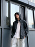 杰克·瓊斯（JACK&JONES）25年男裝防曬衣服男士紫外線UPF500+連帽外套夏季薄款原紗皮膚衣 E44黑砂色薄款 M 175 曬單實拍圖