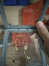 六桂福珠寶七夕禮物黃金耳飾 星月璀璨 5G黃金耳環(huán)足金耳釘耳鉤女 FH0200241 曬單實拍圖