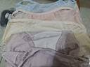 雅鹿內褲女純棉抗菌襠嬰兒棉蕾絲性感可愛(ài)少女生純欲無(wú)痕短褲頭 混色- 4條 M （建議80-100斤） 曬單實(shí)拍圖