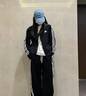 阿迪達斯 （adidas）男子經(jīng)典三條紋休閑舒適運動(dòng)防風(fēng)拼接百搭休閑潮流寬松夾克外套 TR30JT-BW 【曬圖退10】 L 曬單實(shí)拍圖