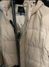 唐獅（TonLion）2024男連帽外套羽絨服韓版青少年面包服 沙色 M  曬單實拍圖