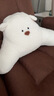 尼趣熊汽車(chē)辦公室護腰靠墊靠枕椅子沙發(fā)靠背腰枕宿舍腰靠腰墊靠抱枕毛絨 白小熊【護腰靠墊】 52cm*30cm 曬單實(shí)拍圖