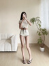 耐浪泳衣女分體2025新款小胸聚攏遮肚顯瘦仙氣帶胸墊保守海島度假 白色 仙女范溫泉度假拍照泳衣 M 【80-100斤，AB罩杯】 曬單實(shí)拍圖