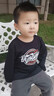 唐獅唐獅童裝男童純棉長(cháng)袖兒童春秋2025新款哪吒敖丙國潮T恤男孩上衣 黑色04機甲男孩【身高+10拍】 130 曬單實(shí)拍圖