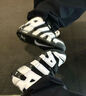 NIKE耐克正品 AIR MORE UPTEMPO (GS) 兒童復古籃球鞋高幫運動(dòng)鞋 DQ6200-001 38.5 曬單實(shí)拍圖
