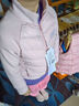 兒童拼接羽絨服內(nèi)膽秋冬男女童保暖校服神器可外穿輕薄羽絨服外套 粉色 120 【90白鴨絨】 曬單實拍圖