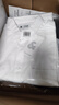 杰克·瓊斯（JACK&JONES）男裝夏季新款純棉商務(wù)休閑通勤常規翻領(lǐng)七分袖襯衫225231006 A06雪白色 常規 M 曬單實(shí)拍圖