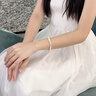 中國(guó)黃金（CHINA GOLD） S925銀貓咪碎銀手鏈女高級(jí)珍珠手串環(huán)生日七夕節(jié)禮物送女友 【經(jīng)典品牌禮盒】*八倉(cāng)發(fā)貨*當(dāng)/次日達(dá) 曬單實(shí)拍圖