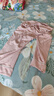 棉花會月子服春夏款a類棉孕婦睡衣產后哺乳喂奶專用家居服套裝 霞緋(純棉·加厚款)適穿10-22℃ XL【適合體重145斤-160斤】 曬單實拍圖
