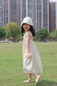 爾山集女童連衣裙吊帶裙2025夏季新款女寶韓版背心裙度假沙灘露背清涼感 米色 110 cm 曬單實(shí)拍圖