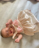G.DUCKKIDS小黃鴨嬰兒衣服新生兒連體衣滿月公主裙子女寶寶外出爬服周歲禮服 粉色 66cm建議0-3個(gè)月8-12斤 曬單實(shí)拍圖