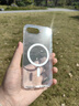 spigen適用蘋果iphone16 e手機(jī)殼新款16E男女Mag Fit強(qiáng)力磁吸保護(hù)套時尚透明硅膠軟外殼輕薄氣囊防摔 全透明（升級磁吸款） 蘋果16e 曬單實拍圖