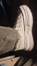 匡威（Converse）Run Star 男女增高夾心厚底高幫帆布休閑鞋 A00868C 白色 37  曬單實(shí)拍圖
