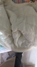 乖米豆棉衣2024年新款冬季棉服女短款棒球服菱格學(xué)生夾棉襖外套 米白色 M 建議110-130斤 曬單實(shí)拍圖