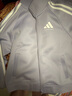 阿迪達(dá)斯 （adidas）兒童運(yùn)動套裝秋戶外休閑外套夾克長褲兩件套  紫/白 128 曬單實(shí)拍圖