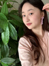 鐘楚曦同款法式浪漫串珠花朵流蘇耳環(huán)小眾設(shè)計感夸張獨特耳墜耳飾 紫色串珠耳環(huán) 曬單實拍圖