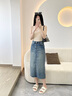 ASH男女同款2025春夏新款女鞋TWIST真皮半拖鞋女露趾平底拖鞋女 乳白色(女款) 37 曬單實(shí)拍圖