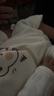 貝瑞加（Babyprints）寶寶連體衣0-1個月嬰兒蝴蝶衣新生兒滿月服純棉A類內衣 小熊59 曬單實拍圖