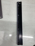 麥舒特德國精工鋼直尺加厚高精度20/30/60cm多功能裁剪切割防滑防護尺子 20厘米【激光鐳射刻度】黑色 德國新設(shè)計！防護鋼直尺 曬單實拍圖